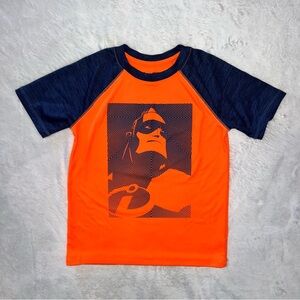 Disney Orange and Navy Short Sleeve Tee